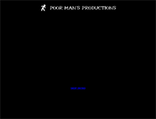 Tablet Screenshot of poormansproductions.com